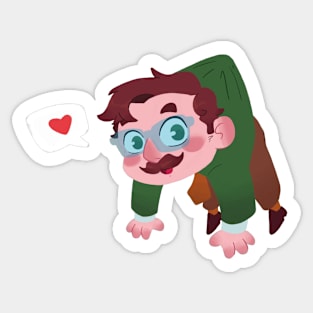 Harvey Hang Buddy - Stardew Valley Sticker